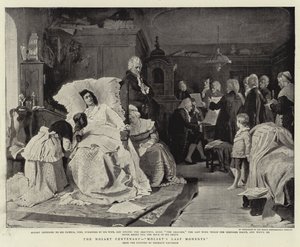 Mozarts hundreårsjubileum, Mozarts siste øyeblikk